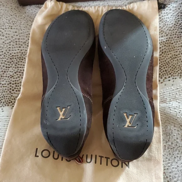 Louis Vuitton brown Suede Monogram energie sneaker full set - Picture 3 of 4